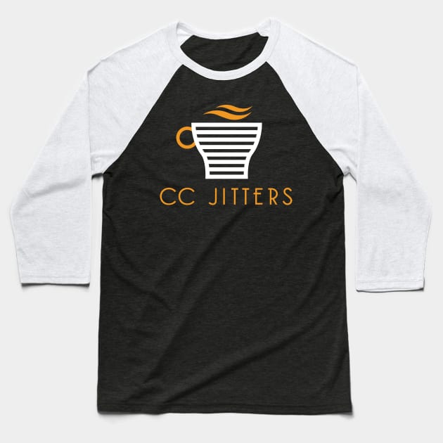 CC JITTERS (the flash) Baseball T-Shirt by LuksTEES